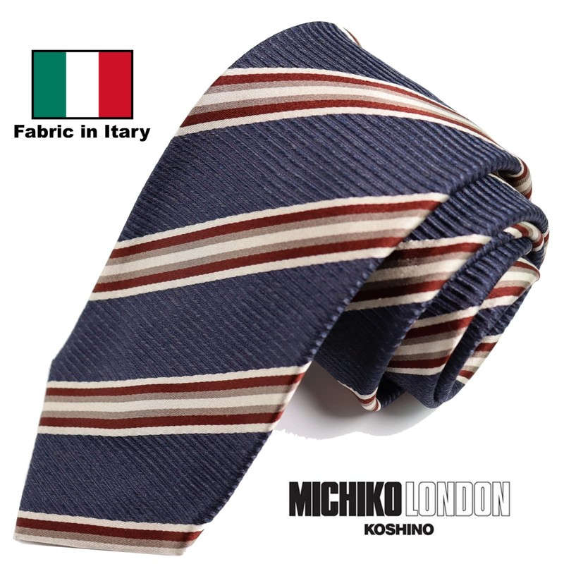 Michi Korondon Necktie, Brand, Italian Fabric, Japanese Sewing, Fabric in