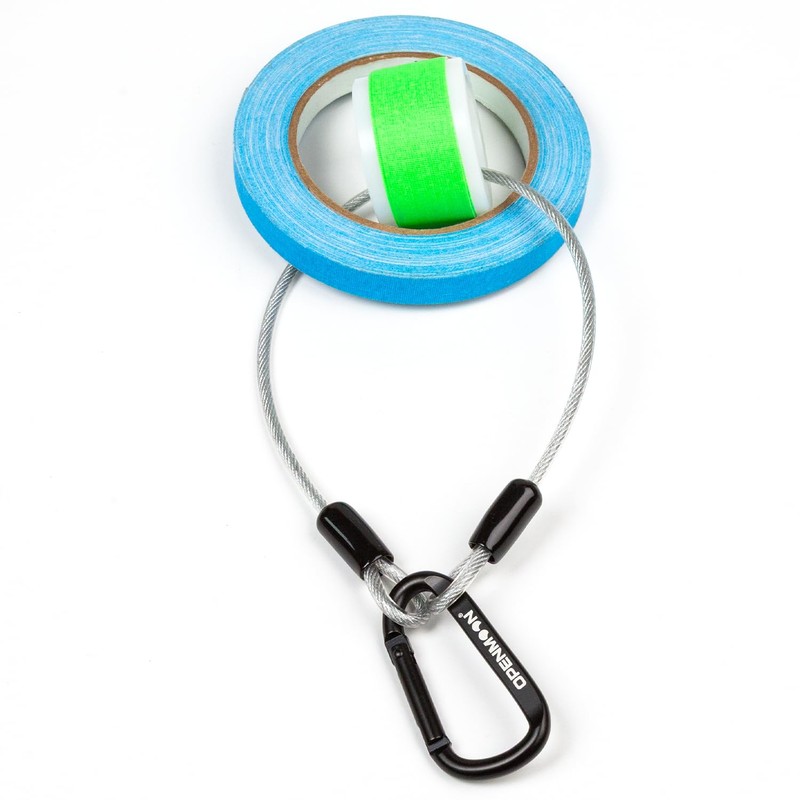 OPENMOON Gaffer Tape Wire Lanyard (Black)