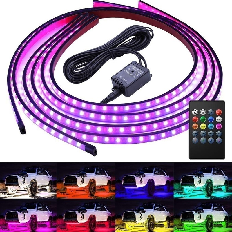 Car Underglow Light Kit Sound Control LED Ambient Light with