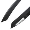 2PCS Car Headlight Eyebrows Carbon Fiber Style Left Right Replacement