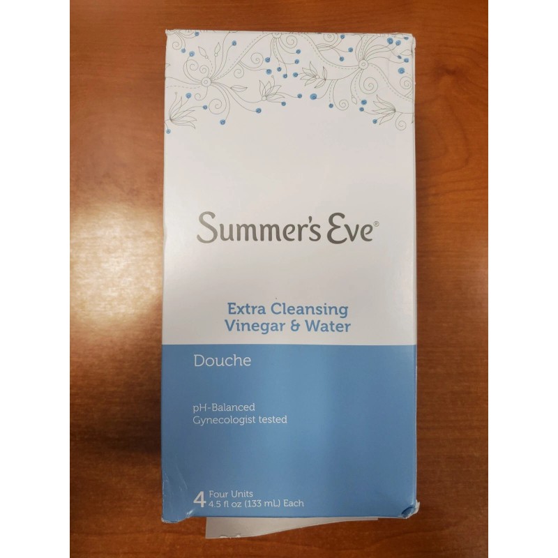 12 Summer's Eve Vaginal Douche Vinegar/Water 4.5oz (3 pks of