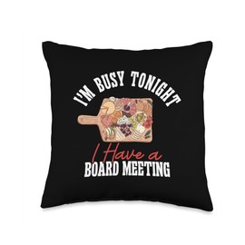 Charcuterie Board Maker Cheese Slate Charcuterie Board Throw Pillow