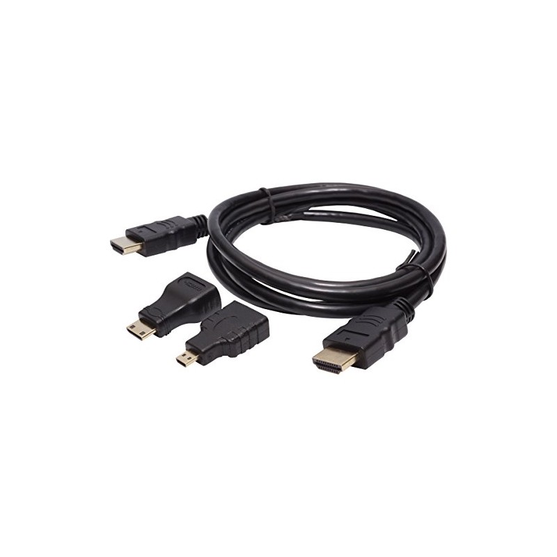 HDMI Cable 1.5m Mini HDMI MicroHDMI TV Monitor Tablet Camera