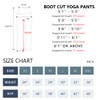 BUBBLELIME 29"/31"/33"/35"/37" 4 Styles Women's High Waist Bootcut Yoga Pants