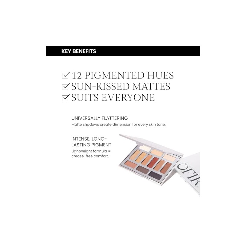 Paleta de sombras de ojos mate Dune Paleta de sombras