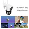 Dual Lens Security Camera HD 2MP Night Vision Motion Detection