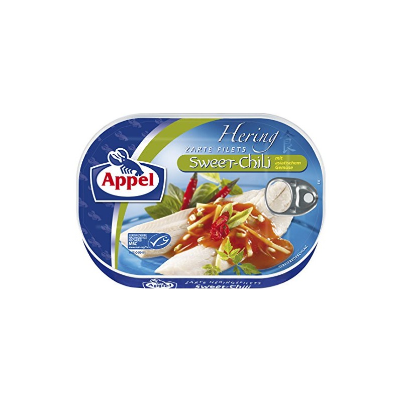 1 x 200g Appel Herring Zarte Fillets in Sweet Chili