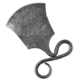 Armory Replicas™ Hand Forged High Carbon Steel Charcuterie Cheese Knife with Curled Handle & Antique Finish - Perfect for Snack Parties