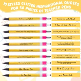 30 Pcs Teacher Appreciation Gifts Inspirational Ballpoint Pens Motivational Quotes Pen Graduation End of Year Teacher Gift Thank You Gifts for Teachers Women Back to School Supplies