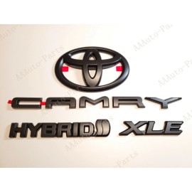 Toyota OEM 2018-2023 TOYOTA CAMRY XLE HYBRID BLACKOUT EMBLEM OVERLAY KIT GEN PT948-03190-02