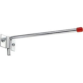 Connex DY222028 Wall Hook 200 x 60 mm – Maximum Load 15 kg – Foldable – With Protective Rubber Cap – Galvanised / Universal Hooks / Mounting Hooks for Garage / Workshop Hooks / Organiser