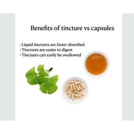 Organic Chamomile Tincture Alcohol-Free Liquid Extract, Organic Chamomile ((Matricaria recutita) (50ml)