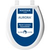 Mayfair Aurora Slow Close Toilet Seat, Easy Clean Hinges and