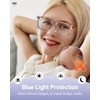 JOLISU 5-Pack Blue Light Glasses - Classic Style, Spring Hinges,