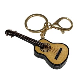 Musical Instrument Keychain, Miniature Ukulele Guitar Keychain,Musical Instrument Gift,Christmas Ornament(Ukulele Guitar)