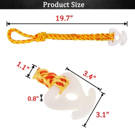 Botepon Boat Tube Towable Rope Quick Connector, Water Towable Tubes Rope Connector for Tubing, Skiing, Wake Boarding with Seadoo, Jet ski, Waverunner