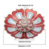 Rnigra Lotus Incense Holder Red, Incense Stick Holders Alloy Material,