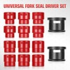DNA MOTORING 14pcs Motorcycle Fork Seal Driver Set, Universal Fork