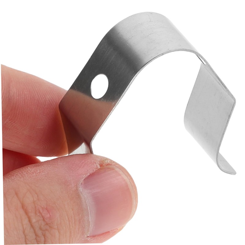 jojofuny Stainless Steel Thermometer Probe Holder Clamp for Kitchen BBQ