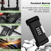 4 Digit Combination Padlock,Heavy Duty Anti Theft U-Shape Security Code