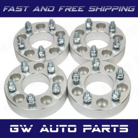 BWA 4 PC 1" WHEEL SPACER ADAPTERS 5X110 to 5x4.75 CB 65.1mm Studs12x1.5