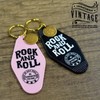 Blue Vogue Biker Motorcycle Harley American Casual Vintage Motel Key