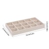 Vellure Velvet Jewelry Organizer Drawer Tray – Stackable Compartments for