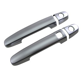 BRIGHTZ RAV4 L ACA20W ZCA25W Door Handle Cover Knob Satin Silver [COR-NOBU-FA-A1B1C2D0] ACA20 ZCA25 ACA ZCA A20 A25 20 25 Love For Love Four 28670