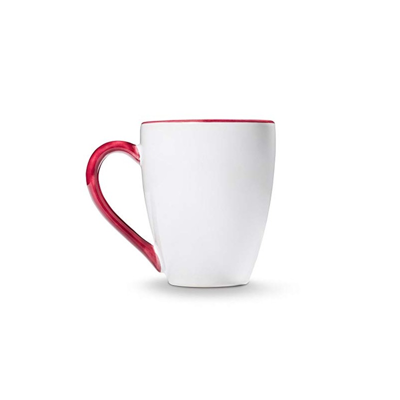 GMUNDNER KERAMIK Breakfast Cup Max Capacity: 0.3 Litres Bordeaux Red
