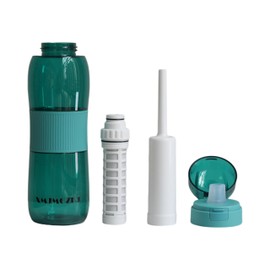 XMJMGZKJ Green Color Tritan Water Bottle With Filter, 26 Ounce, BPA Free, Outdoor Camping &Sports, Indoor Yoga &School