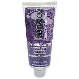 Foot Kinetics RunGoo Blister Prevention Cream for Running and Athletes - 5.5 oz - Long-Lasting, Sweat-Resistant - Prevents Chafing, Hot Spots, and Blisters on Feet