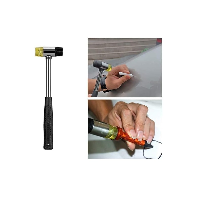 Sleek Style® High Quality Rubber Mallet Hammer 25mm Small Nylon