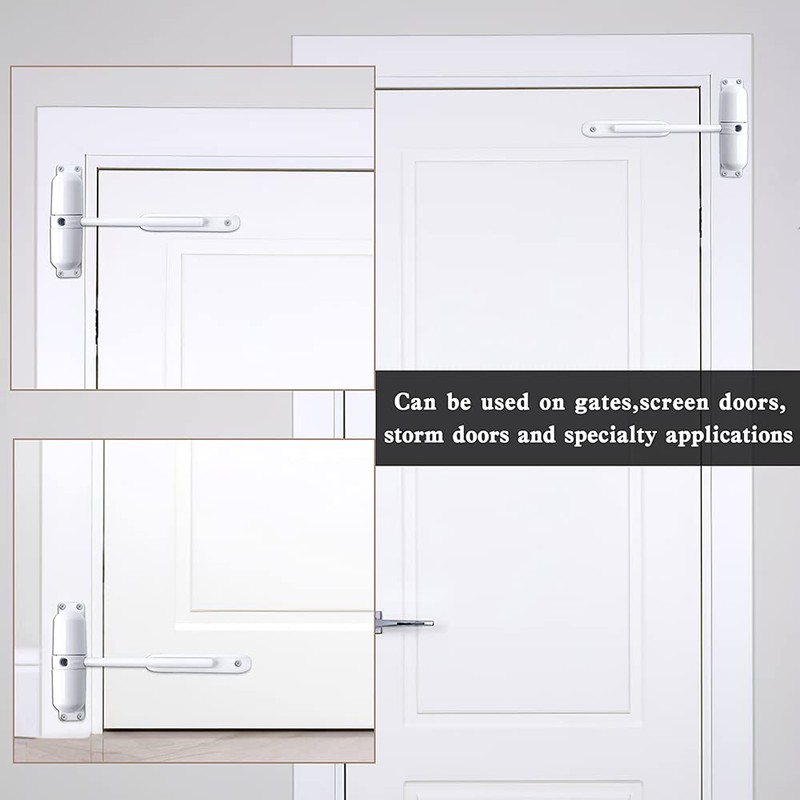 iLEEYU Automatic Door Closer, Safety Spring Door Closers - Easy