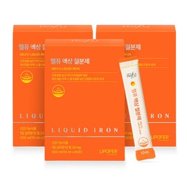 Hellfew Pregnant women’s liquid iron supplement 24mg, 10g, 3 boxes / 헬퓨 임산부 액상 철분제 24mg, 10g, 3박스