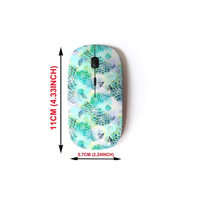 2.4G Wireless Mouse with Cute Pattern Design for All Laptops