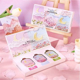 gcdat Solid Perfume, 3 Pack Women Solid Colognes, Portable Pocket Balm, Perfect for Travel Use, Natural Fragrance Perfume for Women