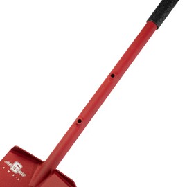 Agency 6 Long Shovel XL - Red Textured Finish - Lightweight Aluminum Hand Welded Offroad Shovel Made in USA