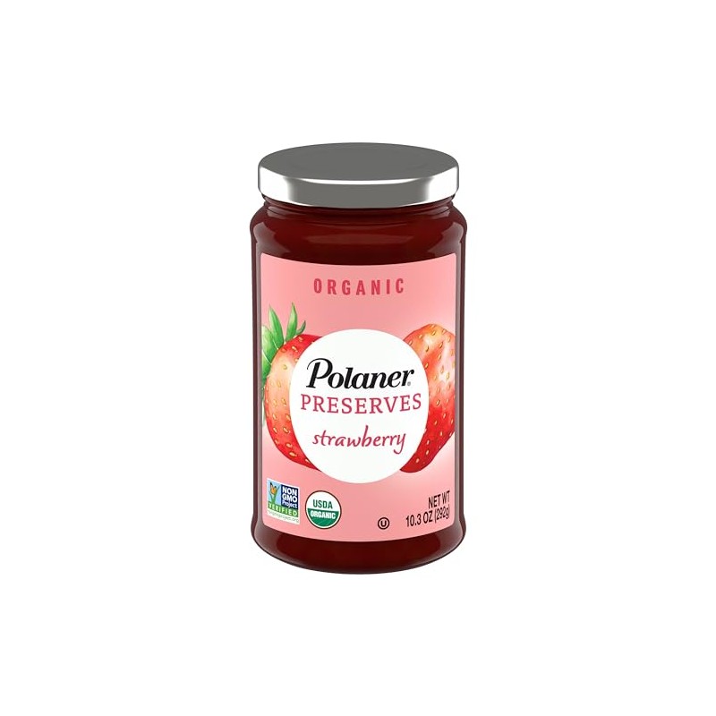 Polaner Organic Preserves, Strawberry, 10.3 Ounce
