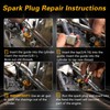 KPALAG 10PCS Stainless Steel Spark Plug Port Insert Installer Tools