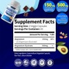 DECENT NATURE- Glicinato de Magnesio 525mg Suplemento Elemental de Magnesio