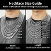 Stainless Steel Mens Cuban Link Chain, Miami Cuban Chain Necklace
