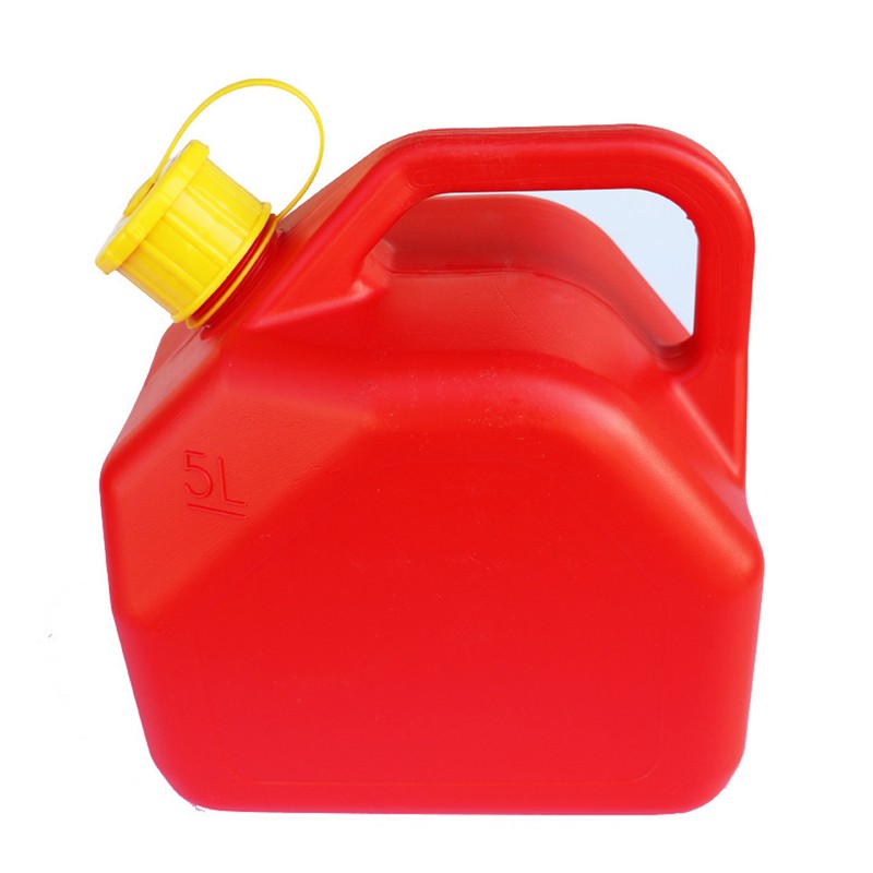 Gas Can 5L 1.3 Gallon ABS Leakage Free Red Portable