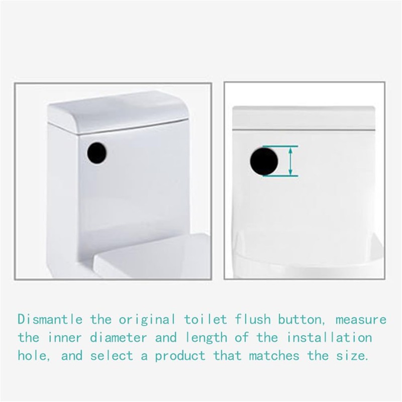Much Hotter Universal Toilet Handle Tank Flush Lever Replacement -