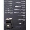 Knife Block Set, FOHERE Knife Set with Advanced Self Sharpening