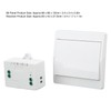 Wireless Light Switch Waterproof Self Powered Remote Controller Wireless Wall