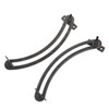 ZQIY 2PCS Metal Curved Lid Adjustable Support Hinges 175x21mm Hardware