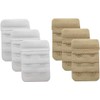 Soft Bra Extender 3 Hook, 6-Pack Comfortable Bra Back Extenders