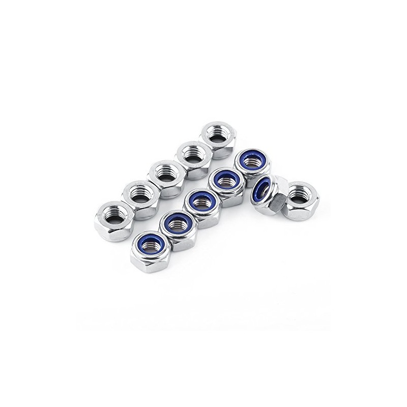 M2-M12 Stainless Steel SS304 Self-locking Hex Nut Anti-loose Locknut with