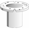 Adjustable 3" X 4" Closet Flange - PVC (White)