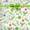 Spring Wildflower Wrapping Paper 12 Sheets Wildflower Butterfly Decorations Gift